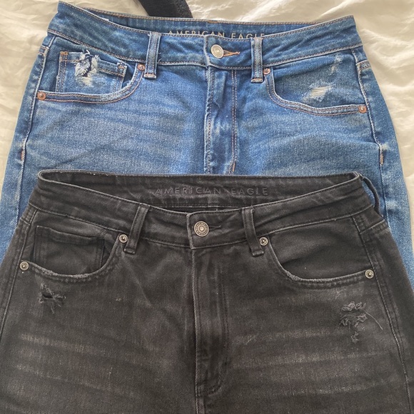 American Eagle Mom Straight Jeans size 6 bundle - Picture 2 of 8